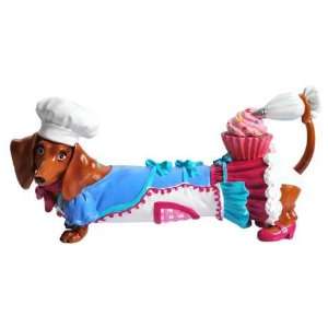  Hot Diggity Dog Baker Dog Figurine
