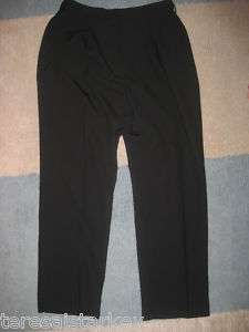 Womens Pants Cintas Black 8 12 22 24 x 34 Tall NWT  