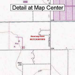  USGS Topographic Quadrangle Map   Kearney Park, California 