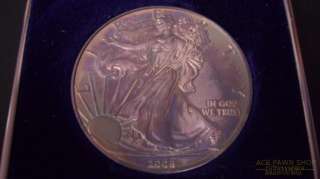 Four 2008 USA American Silver Eagle 1 oz Bullion Coins ~ .999 Fine Ag 