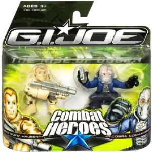   Rise of Cobra Combat Heroes 2 Pack Conrad Duke Hauser and Cobra