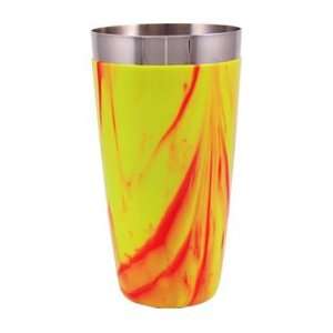 Cocktail Shaker VinylworksTM 28 oz. Florescent Yellow/Red