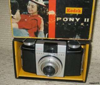 Vintage Kodak Pony II Camera with Original Box  