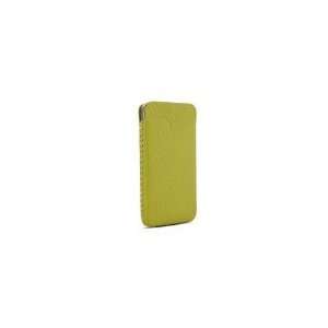  Simena Soft Leather Slim Pouch Case 4 / 4S   Green 