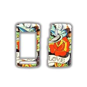 Love Sparrow Hard Crystal Cover Pouch Case Snapon Faceplate for Lg Vu 