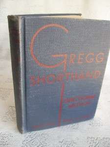 Gregg Shorthand Manual For The Functional Method 1947HB  