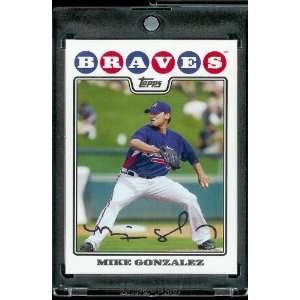 2008 Topps # 488 Mike Gonzalez   Atlanta Braves   MLB Baseball Trading 