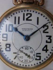 American Waltham RAILROAD CHRONOMETER pocket watch.  