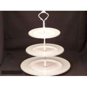  Royal Doulton Anabel Hostess Tray 3 Tier: Kitchen & Dining