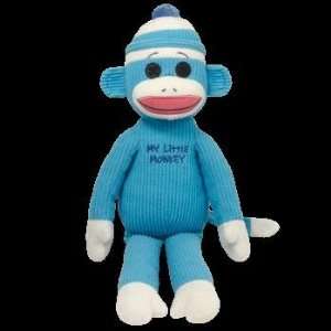    Ty Beanie Buddy 90133 My Little Blue Sock Monkey Toys & Games