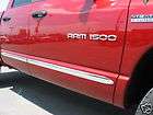 CHROME BODY SIDE MOLDINGS 09 12 DODGE CREW CAB 1500 items in LUVERNE 