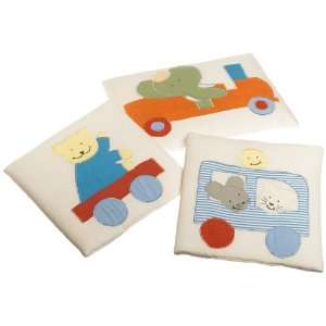  Sumersault Toy Chest Wall Hanging   Set of 3 Baby