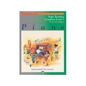  Alfreds Basic Piano Course Sight Reading Book Complete 