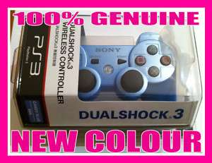 Genuine PS3 Dualshock 3 wireless controller Candy Blue  