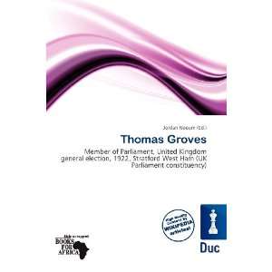  Thomas Groves (9786200860002) Jordan Naoum Books