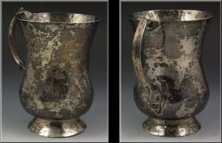 Signed 18th Century Spanish Colonial Silver Mug  