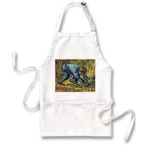  Reaper with Sickle after Millet By Vincent Van Gogh Apron 