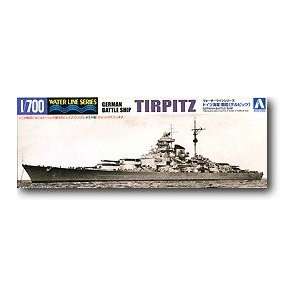  AOSHIMA   1/700 German Battleship Tirpitz (Updated) w/Z23 
