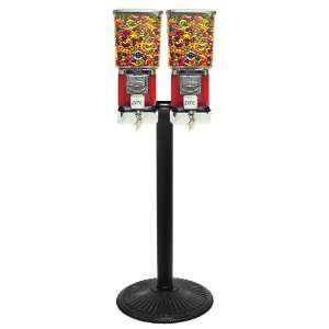 Tough Pro Double Candy Gumball Machine with Secure Cash Box All 