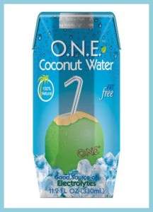 12x O.N.E. Coconut Water 11.2oz Aseptic Containers  