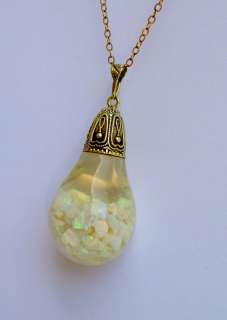 HUGE c.1922 HORACE WELCH EARLY Floating Opal PENDANT Necklace 14K GOLD 