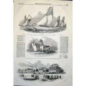 Belvidere Condy Yacht Club Shrewsbury Races Print 1845 