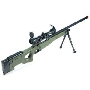  UTG Type 96 Green Sniper Airsoft Rifle w/ Scope   0.240 