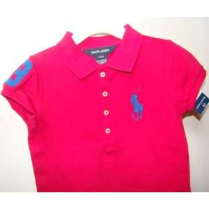 Ralph Lauren Girls Pink Polo 4T: Everything Else