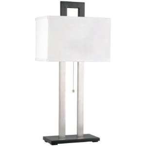  Constantino Silver And Black Table Lamp