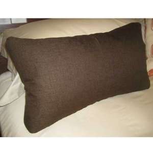 Goa Contemporary Lumbar Pillow Chocolate   MOTIF Modern Living  
