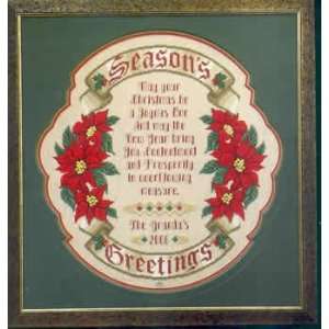  Seasons Greetings Sampler (cross stitch) Arts, Crafts 