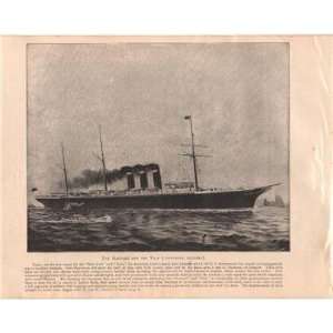  1898 Print Converted Cruisers Harvard Yale Everything 