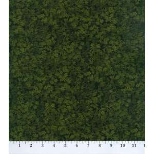  Calico Fabric Small Floral Lime