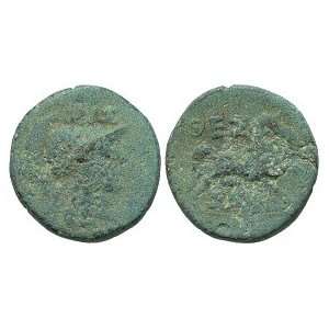  Thessalian League, Greece, c. 196   27 B.C.; Bronze AE 17 