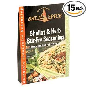 Bali Spice Shallot & Herb Stir Fry Seasoning, 1.4 Ounce Units (Pack of 