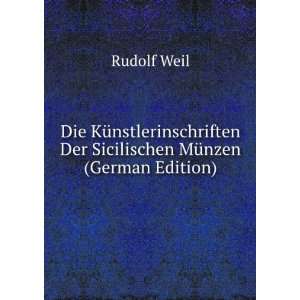   Der Sicilischen MÃ¼nzen (German Edition) Rudolf Weil Books