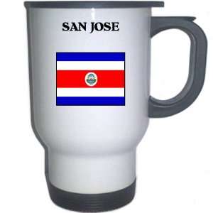  Costa Rica   SAN JOSE White Stainless Steel Mug 