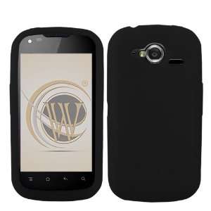  Black Silicone Skin Soft Phone Cover for Pantech Burst 