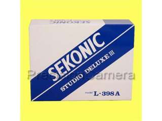  Sekonic L 398A Studio Deluxe III L398A L398 A L 398 A Analog Light 