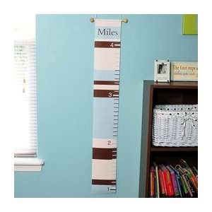   Blue Stripes Personalized Growth Chart   Free Shipping: Home & Kitchen