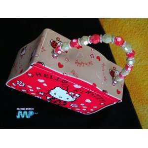 Hello Kitty Metal Tin Lunch Box Purse Disney New 2011 Retro Style 