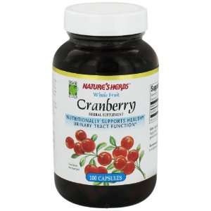  Natures Herbs Cranberry Fruit 100 Capsules Health 