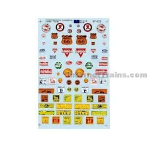   & Commercial Signs Decal Set   Commercial #3 1930 50 Toys & Games