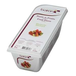 French Frozen Fruit Puree, Rhubarb 2.2 lb. Kosher  Grocery 
