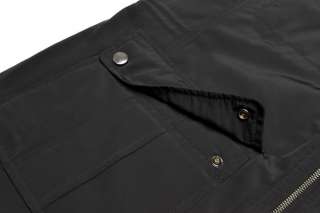 2011 HUGO BOSS Black Military Style Casual Fall Jacket Coat Veste 38R 