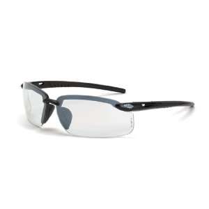 Crossfire ES5 Outdoor Safety Glasses Clear Lens   Shiny Pearl Gray 