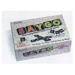    Saygo The Original Competitive Crossword Game Toys & Games