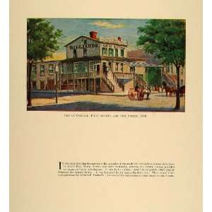 1924 Print Croton Cottage Fifth Avenue 40th Street 1850   Original 