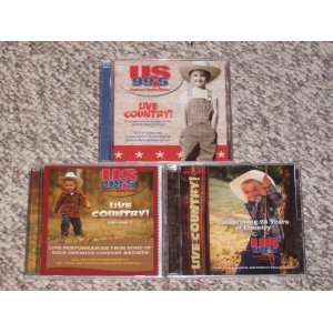  Live Country US 99.5 Volumes 1, 2, & 3 (3 CD Set 