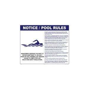  Ks Mo Mt Sd Pool Rules Sign 3012Wa3024E